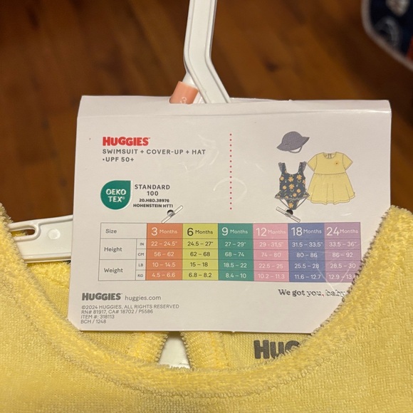 Huggies Babywear baby girl swimsuit set - Picture 4 of 5